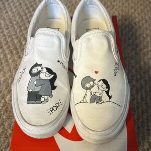 White Vans limited edition Catana Comics